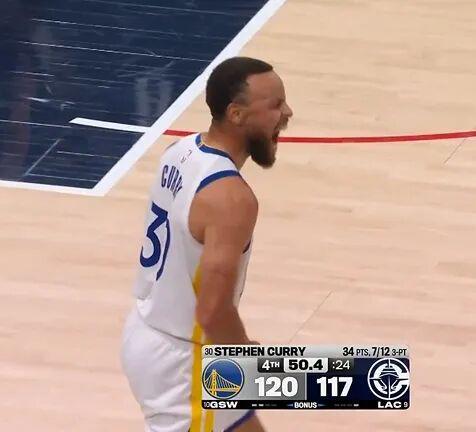 库里35分率勇士逆转快船终结13分悬殊